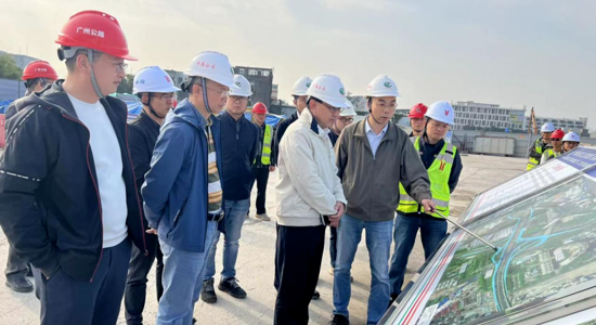 广州交投集团领导带队到三滘二期项目开展节前安全生产检查