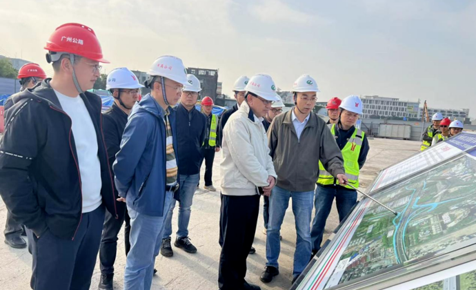 广州交投集团领导带队到三滘二期项目开展节前安全生产检查