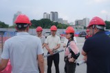 公路工程集团主要领导带队到三滘立交市政化改造工程（二期）开展节后安全检查