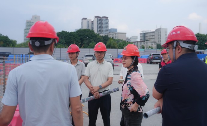 公路工程集团主要领导带队到三滘立交市政化改造工程（二期）开展节后安全检查